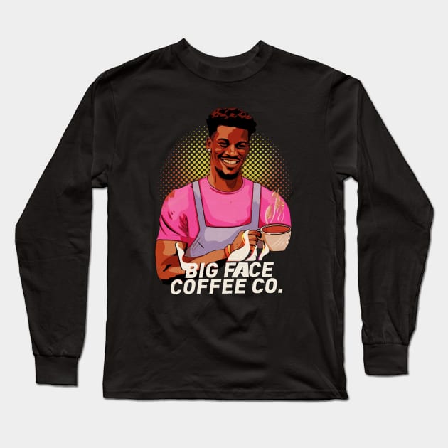 Coffee miami heat butler Long Sleeve T-Shirt by mynamekian